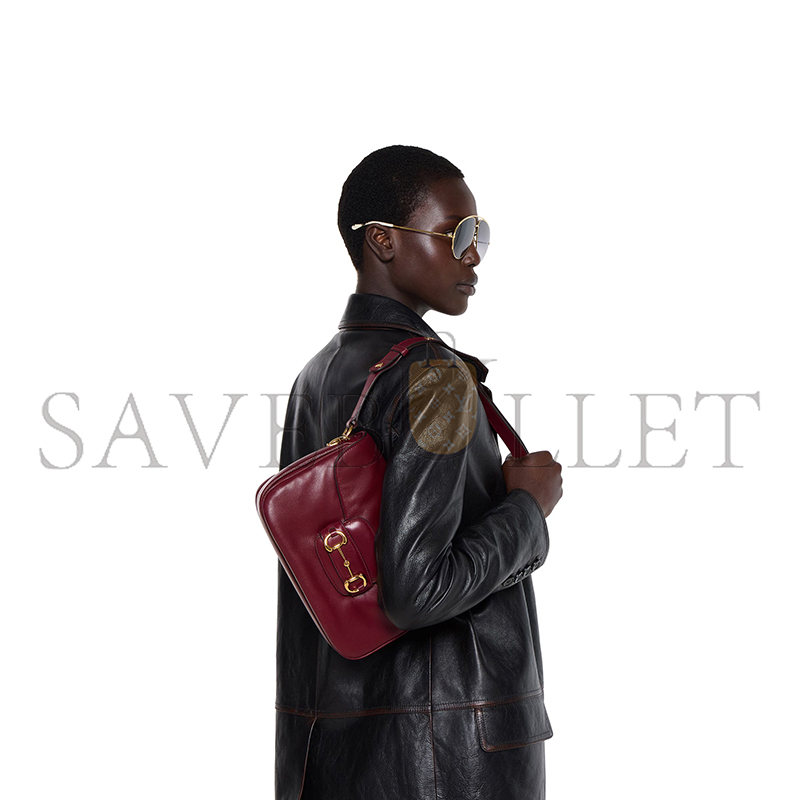 GUCCI HORSEBIT 1955 AURA SMALL SHOULDER BAG ‎‎‎847063 (26*17.5*10cm)